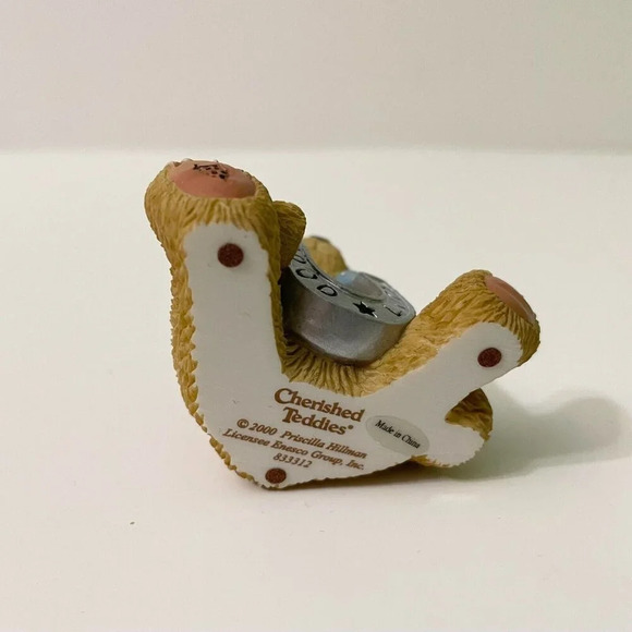 2000 Cherished Teddies 833312 Good Luck Horseshoe Enesco Figurine Damaged Box - Picture 7 of 16